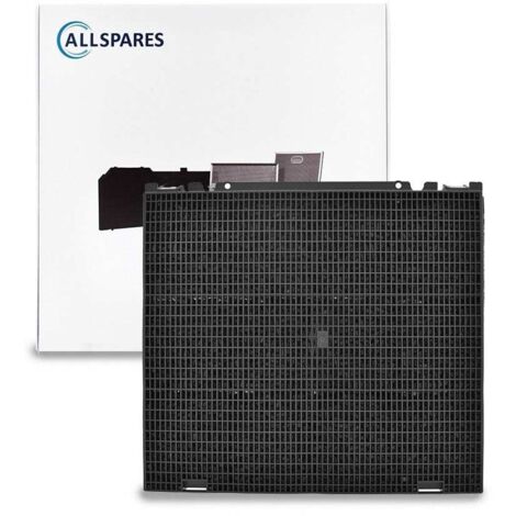 Filtro al carbone AllSpares per cappe aspiranti adatto per tipo 242, C00308181 e Indesit Hotpoint-Ariston 484000008777 / tipo AMC242 (244x272x22mm)