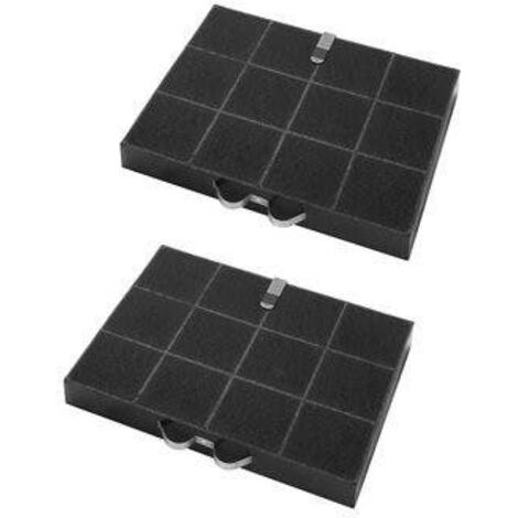 Filtro A Carbone Attivo Smeg KITFC161, Ricambio Originale Per Cappe. Kit Di Filtri, 1 Pezzo, Materiale Attivo.