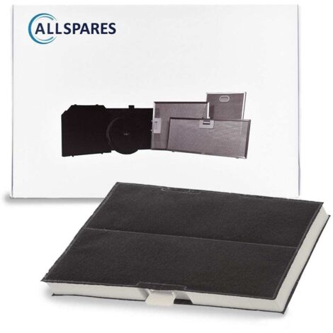Filtro al carbone AllSpares per cappe aspiranti adatto per Bosch 00744073/744073 / DHZ5285 / Siemens LZ52451 e Neff Z5133X1 (280x223x30mm) (1/2)