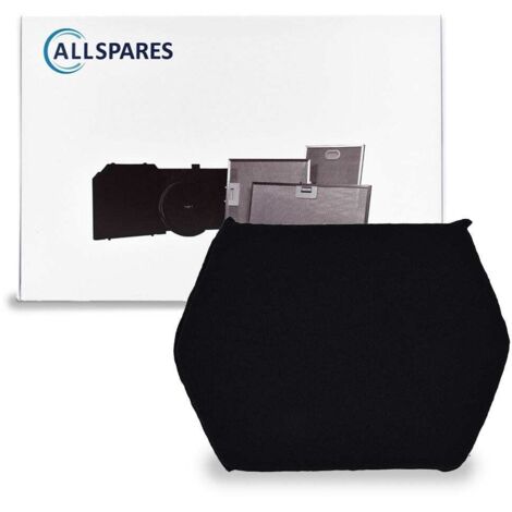 Filtro al carbone AllSpares per cappe aspiranti adatto per I.K.E.A. NYTTIG FIL 700 / 480122101068 (177x248x20mm) (1/5)