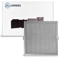 Filtro metallico AllSpares per cappe aspiranti, compatibile con Novy 563-8010A (247x247 mm)