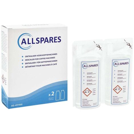 5 descalcificadores Delonghi EcoDecalk (2 de 100 ml) DLSC200 de AllSpares (1/2)
