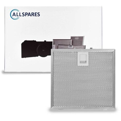 Filtro metálico AllSpares para campanas extractoras compatible con Falmec 101080134 (190x204x9,5mm) (1/3)