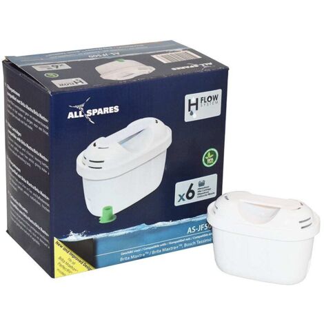 Filtro de agua AllSpares 100486 / 101929 / 1022214 apto para Brita Maxtra, Maxtra+ y Bosch Tassimo - Paquete de 12 con cartuchos de filtro (1/2)