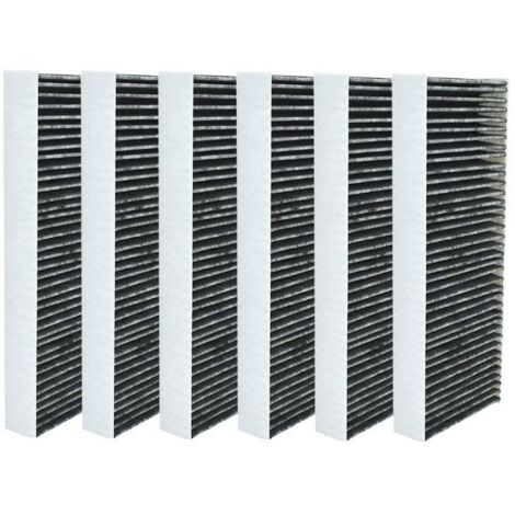 Filtro de carbón AllSpares (2 uds.) apto para placas de cocción BAKFS (sin olor a pescado), Bora Basic y GP4 (338x123x42 mm) (1/5)