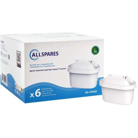 Filtro de agua apto para BRITA MAXTRA+ (paquete de 6) (1/2)