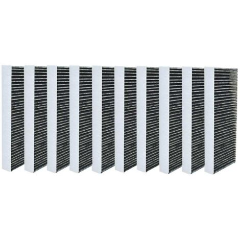 Filtro de carbón AllSpares (2 uds.) apto para placas de cocción BAKFS (sin olor a pescado), Bora Basic y GP4 (338x123x42 mm) (1/5)