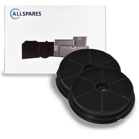 Filtro de carbón AllSpares (2 uds.) para campanas extractoras compatibles con ATAG ACC917/31028 / ETNA 34468 / Pelgrim KF67 (Ø193mm) (1/5)