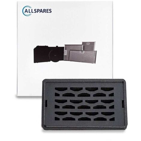 Filtro de carbón AllSpares para vinotecas compatible con Klarstein 10032483 (99 x 49 x 10 mm)