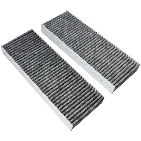 Filtro de carbón AllSpares (2 uds.) apto para placas de cocción BAKFS (sin olor a pescado), Bora Basic y GP4 (338x123x42 mm) (1/5)