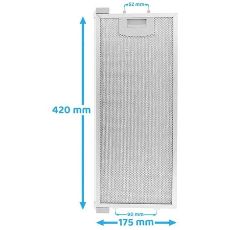 FILTRO METALLICO 46,1 X 15,9 CM PER CAPPA AIRONE ACFMAA9X461X159000 VERDI FILTRO METALLICO 46,1 X 15,9 CM PER CAPPA AIRONE ACFMAA9X461X159000 VERDI