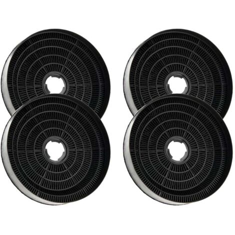Filtro de carbón AllSpares (2 uds.) para campanas extractoras compatibles con Candy KFC6918 y Airlux CR390 (Ø170x35mm) (1/5)