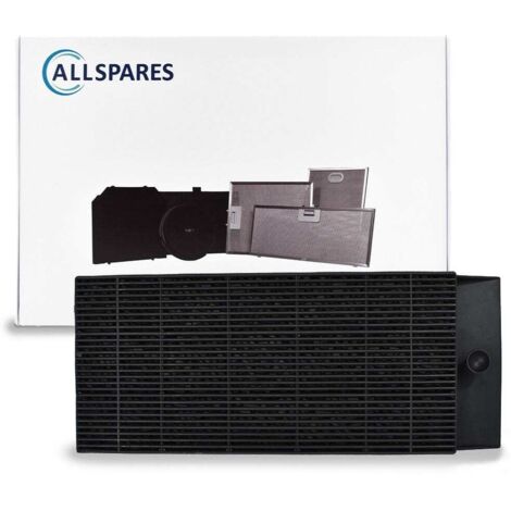 Filtro de carbón AllSpares para campanas extractoras compatible con Electrolux 50263848009 / Tipo B y Pelgrim KF90 (273x110x27mm) (1/5)