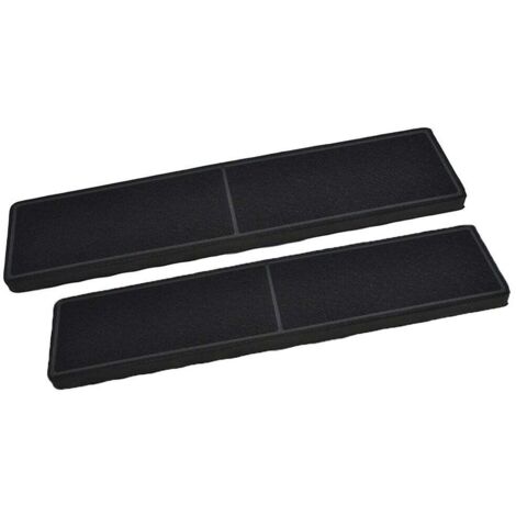 AllSpares Koolstoffilter (2st.) voor afzuigkappen geschikt voor Miele DKF 20-P, DUU 2900 (430x100x20 mm) (1/4)
