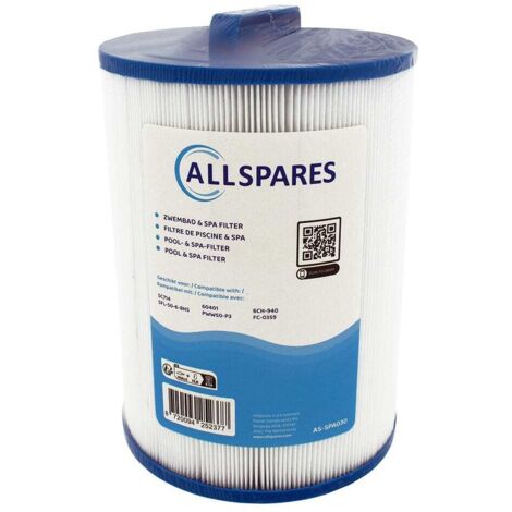 Filtro de agua para spa AllSpares SC714 / 60401 / 6CH-940 (1/3)