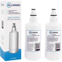 Filtro de agua AllSpares (2x) para frigorífico compatible con Liebherr 7440002