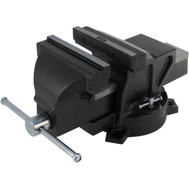 Nuovoware Largeur de Mâchoire 70mm Étaux d'Établi, Étau avec Base Pivotante à 360 Degrés, Mâchoire Trempé Robuste et Antirouille, Pince de Table pour Travail du Bois Travail des Métaux Sciage - Bleu