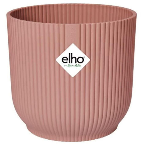 Pot De Fleurs Rond VIBES - Plastique - Ø30 - Bleu Foncé
