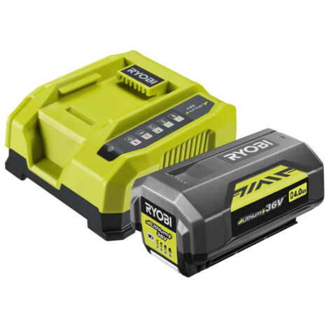 RYOBI Batterie 36V LithiumPlus 4.0 Ah - 1 chargeur rapide RY36BC60A-140