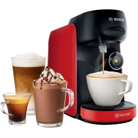 Machine a café + 3 packs T-discs - BOSCH - TASSIMO FINESSE TAS163E - 1400 W - 0,7 L - Multi-boissons - IntensityBoost - Noir