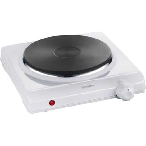 Plaque de cuisson électrique 1500W – Thermostat réglable – Design compact pour petits espaces – Compatible tous plats électriques – Severin - S337461