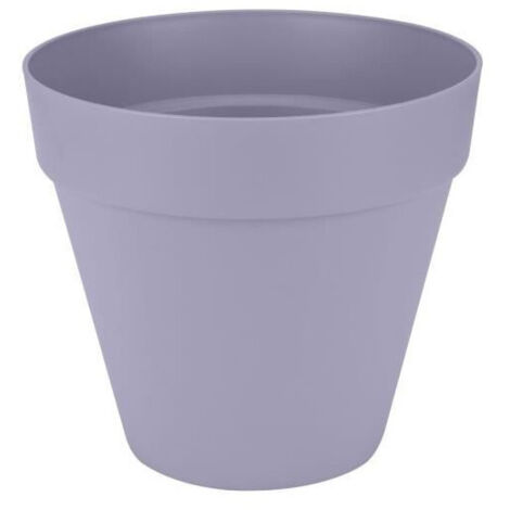 ELHO Pot de fleurs Loft Urban Rond avec roues - Violet - Ø 38.5 x H 35 cm - Extérieur - 100% recyclé (1/5)