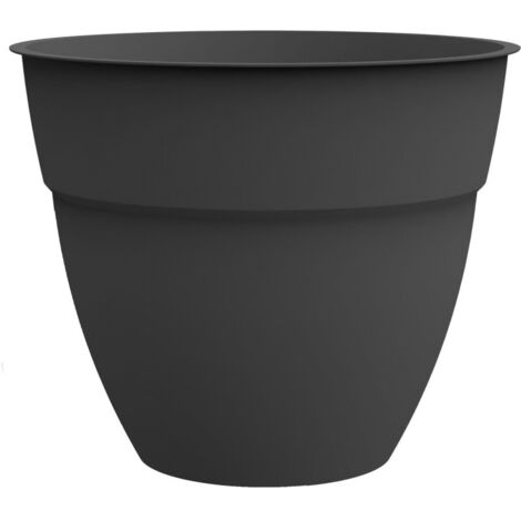 EDA – Pot à réserve d'eau Ø 50 cm – Volume 56,8 L – Couleur gris anthracite – Matériau polypropylène – Résistant au gel et UV