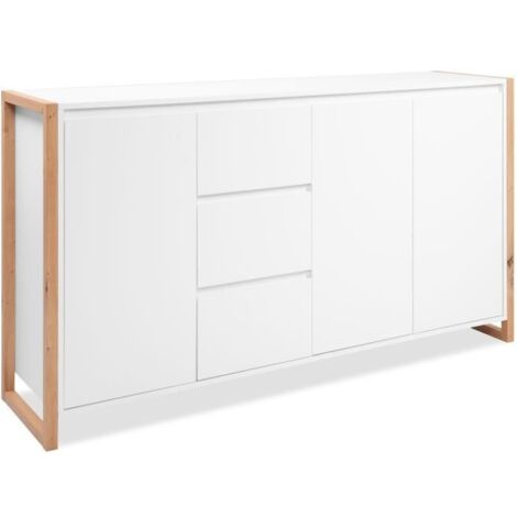 Denver Buffet chêne artisan 160 cm moderne élégant (1/5)