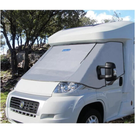 Midland – Volet extérieur rabattable pour Ford Transit 2006-2014 – Isolation thermique multicouches 7 mm – Sac de rangement et kit de fixation inclus