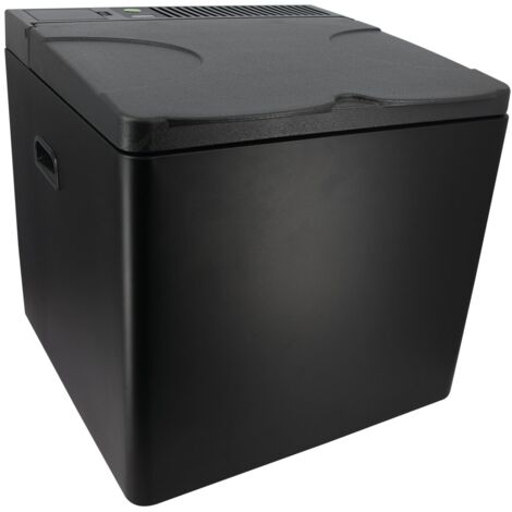 Glacière électrique pour voiture 42L – Fonctionne au gaz – Refroidissement efficace pour voyages été – Couleur noire élégante – EZA