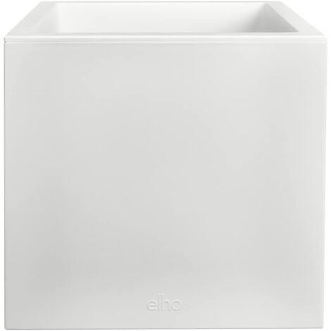 Elho Vivo Next Square 30 Bac a fleurs - Blanc - Ø 30 x H 29 cm - intérieurextérieur - 100% recyclé (1/5)