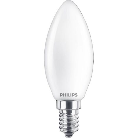 Philips LED 27217000 LED CEE F (A - G) E14 4.3 W = 40 W blanc chaud (Ø x L) 3.5 cm x 9.7 cm 3 pc(s) A001582 (1/5)
