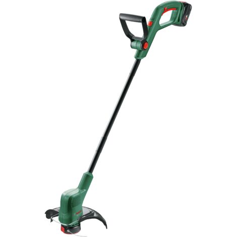 Coupe-herbe sans fil Bosch EasyGrassCut 18V-230 (1 batterie, système 18 volts, diamètre du cercle de coupe : 23 cm)