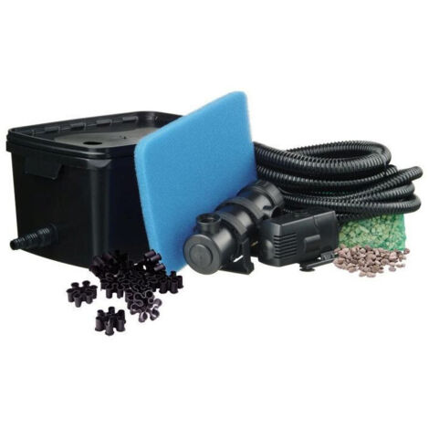 Ubbink – Kit de filtration de bassin 2000 L – Filtration efficace – Compatible avec divers systèmes – Accessoires inclus
