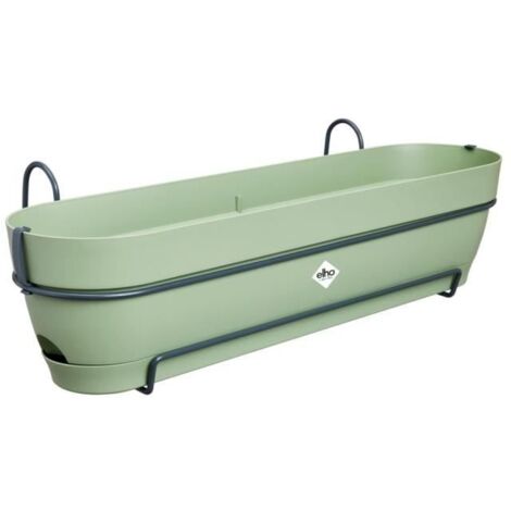 ELHO Balconniere Vibia Campana Allin1 70 - L 70 x W 26 x H 17 cm - Balcon - 100% recyclé - Vert (1/5)