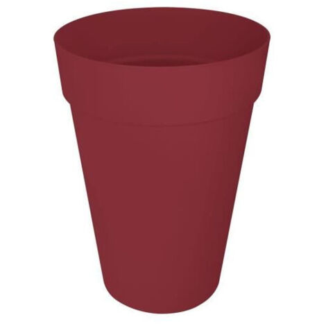 Pot de fleur - Elho - Loft Urban Rond - Haut 42 - Rouge - Ø 42 x H 56 cm - Extérieur - 100% recyclé (1/5)