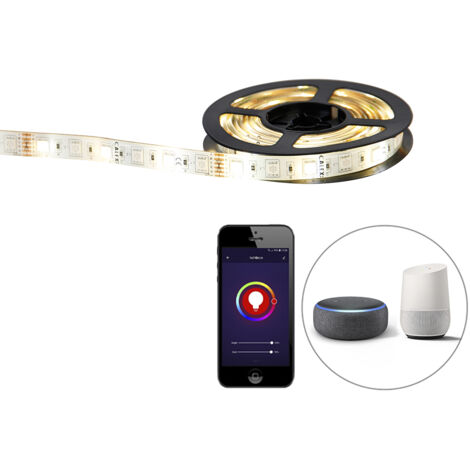 CALEX - Smart LED Ruban 2M 6,8W 480lm RGBCCT 2700-6500K + Telecommande (1/5)