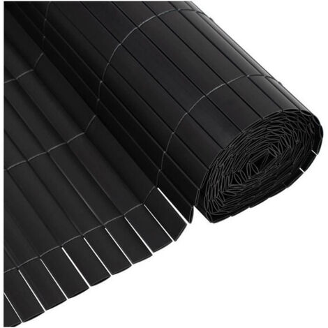 Nature Malla de Ocultación Gris PVC Résistante Jardin (1/4)