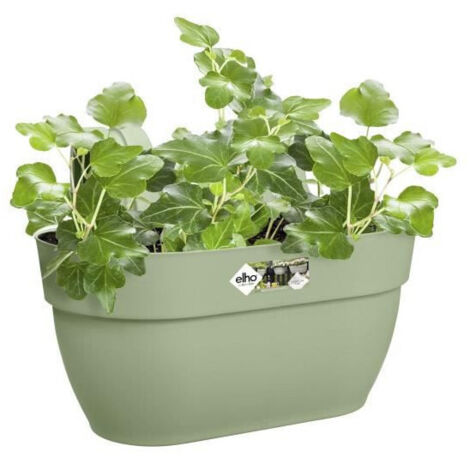 ELHO - Pot de fleurs -  Vibia Campana Easy Hanger Medium - Vert Pistache - Balcon exterieur - L 24.1 x W 36 x H 26.5 cm