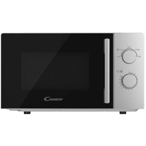 Micro-ondes CANDY CMW20SMSLI - 20L - MO : 700W - UI mécanique - 5 niveaux de puissance - Silver