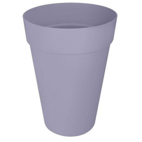 ELHO Pot de fleurs Loft Urban Rond - Haut 35 - Violet - Ø 33,5 x H 45 cm - Extérieur - 100% recyclé (1/5)