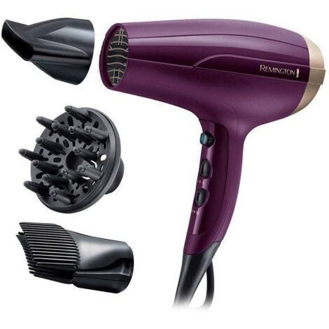 Seche-Cheveux Ionique REMINGTON D5219 - Anti-Frisottis, 3 Températures, 2 Vitesses, 2300W