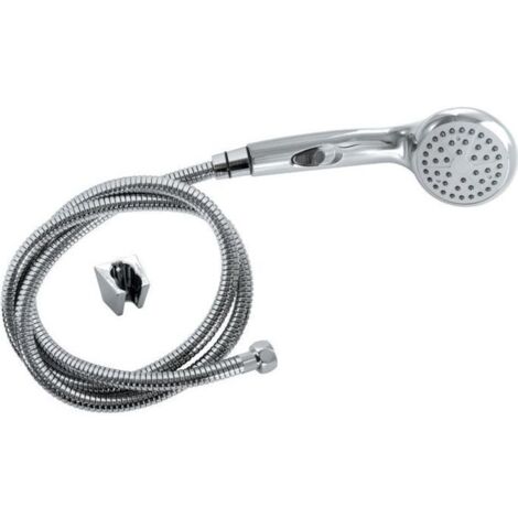 Pommeau de douche ROUSSEAU Heko - Flexible 1J ANTI CALCAIRE STOP'O chromé - Garantie 5 ans (1/2)