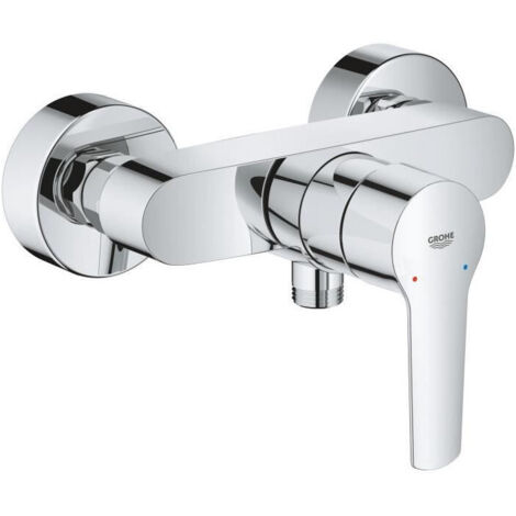Grohe – Mitigeur de douche monocommande chromé – Contrôle précis du débit et de la température – Montage mural – 23205002 (1/10)