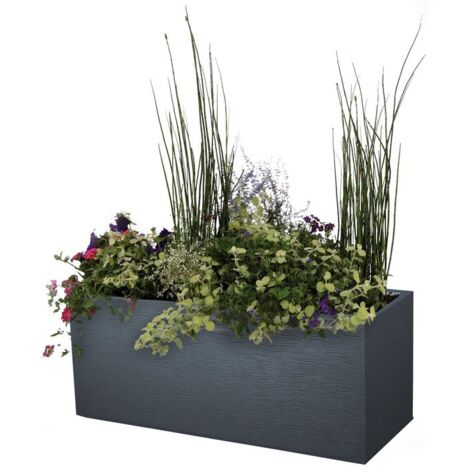 Jardinière Loft XL EDA Plastiques 98L Graphit