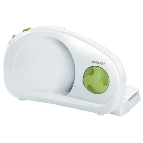 Trancheuse électrique 100W avec disque inox 170mm – Épaisseur de coupe réglable 1-15mm – Design compact et ergonomique – Sencor (1/5)