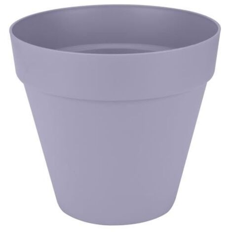 Pot de fleur - Elho - Loft Urban Rond - Roues 50 - Violet - L 49 x B 48.5 x H 45 cm - Extérieur - 100% recyclé (1/5)