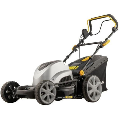 Tondeuse électrique filaire 1800 W – Largeur de coupe 460 mm – Bac de collecte 60 litres – Hauteur de coupe réglable 30 à 75 mm – Powerplus - POWPG6290 (1/5)