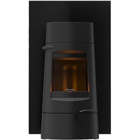 Invicta – Poêle à bois fonte 8 kW – Longueur bûche 40 cm – Rendement 78% – Autonomie 8H – Volume de chauffe 105 à 240 m³ (1/4)