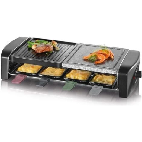Appareil a raclette SEVERIN - RG9645 - Jusqu'a 8 personnes - Plaques de cuisson combinées - 1400W (1/5)
